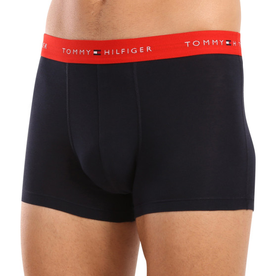 3PACK vīriešu bokseru šorti Tommy Hilfiger tumši zili (UM0UM02763 0S0)