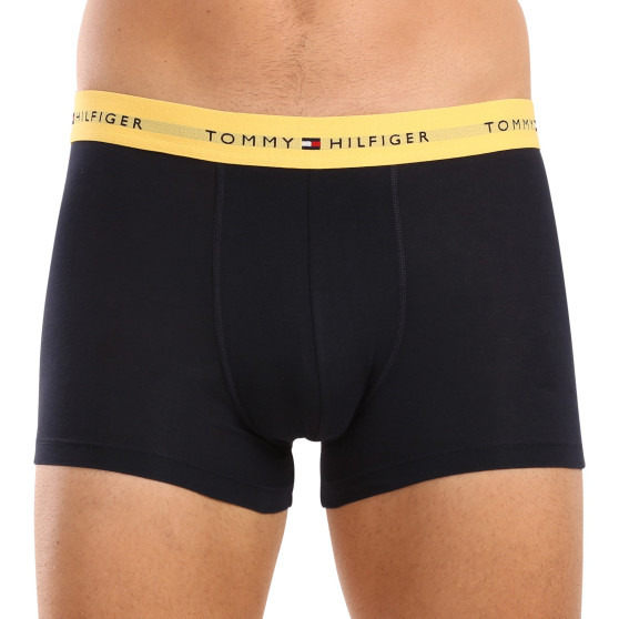 3PACK vīriešu bokseru šorti Tommy Hilfiger tumši zili (UM0UM02763 0S0)