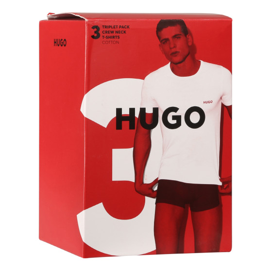 3PACK vīriešu krekliņš HUGO daudzkrāsains (50480088 983)