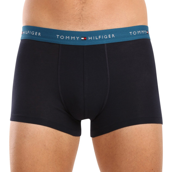 3PACK vīriešu bokseru šorti Tommy Hilfiger tumši zili (UM0UM02763 0VH)