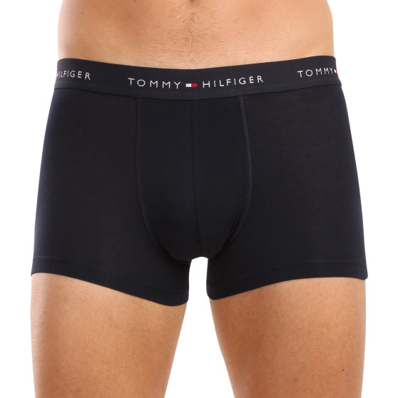 3PACK vīriešu bokseru šorti Tommy Hilfiger tumši zili (UM0UM02763 0VH)