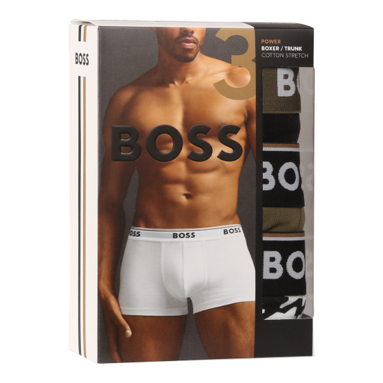 3PACK vīriešu bokseru šorti BOSS daudzkrāsaini (50514998 982)