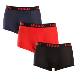 3PACK vīriešu bokseru šorti HUGO daudzkrāsaini (50496723 003)