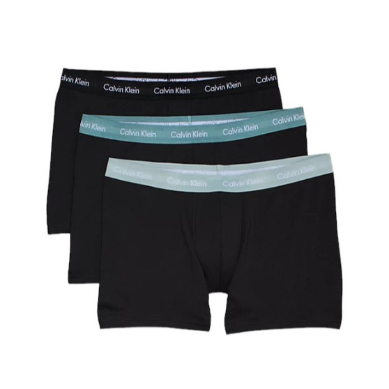 3PACK vīriešu bokseru šorti Calvin Klein oversized black (NB2667A-Q3R)