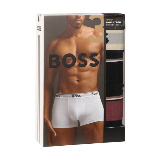 3PACK vīriešu bokseru šorti BOSS daudzkrāsaini (50517827 978)