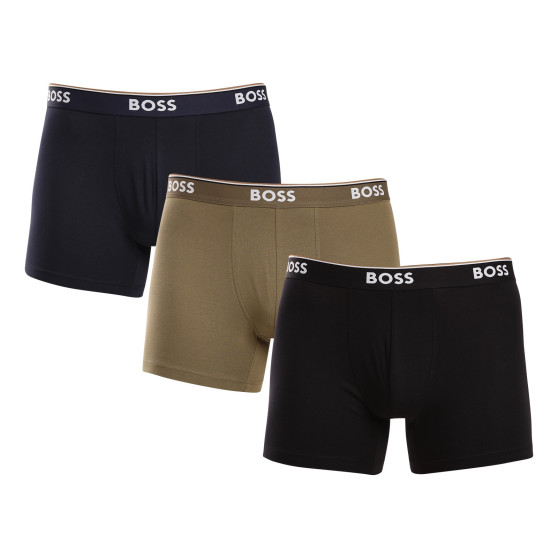 3PACK vīriešu bokseru šorti BOSS daudzkrāsaini (50517828 983)