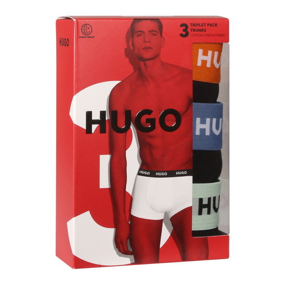 3PACK vīriešu bokseru šorti HUGO daudzkrāsaini (50517878 961)