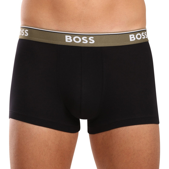 3PACK vīriešu bokseru šorti BOSS melni (50517827 980)