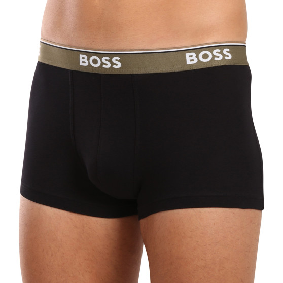 3PACK vīriešu bokseru šorti BOSS melni (50517827 980)