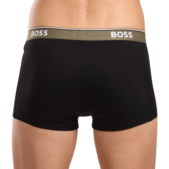 3PACK vīriešu bokseru šorti BOSS melni (50517827 980)