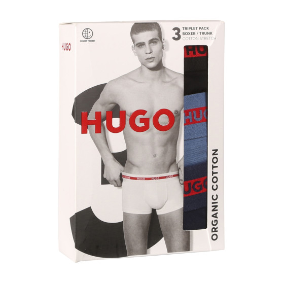 3PACK vīriešu bokseru šorti HUGO daudzkrāsaini (50517883 970)