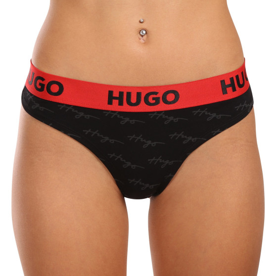 Dámská tanga Hugo Boss černá (50480166 003)