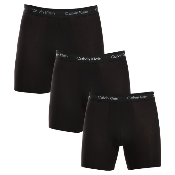 3PACK vīriešu bokseru šorti Calvin Klein melni (NB1770A-Q5F)