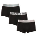 3PACK vīriešu bokseru šorti Calvin Klein melni (NB3074A-QTE)