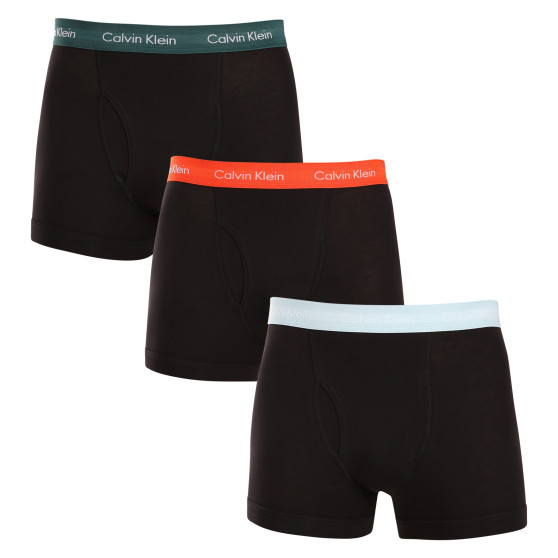 3PACK vīriešu bokseru šorti Calvin Klein melni (NB2615A-NLS)