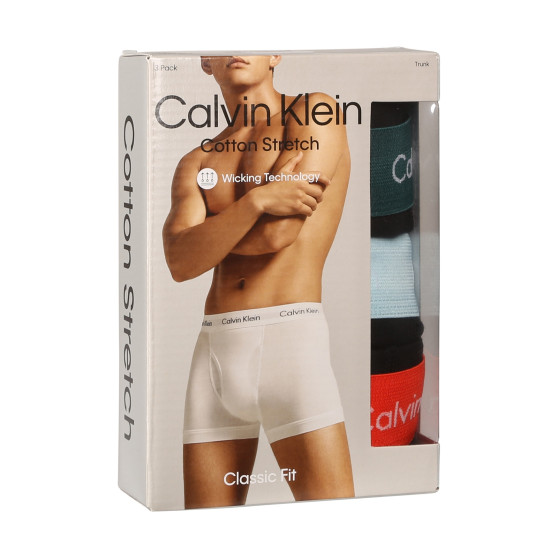 3PACK vīriešu bokseru šorti Calvin Klein melni (NB2615A-NLS)