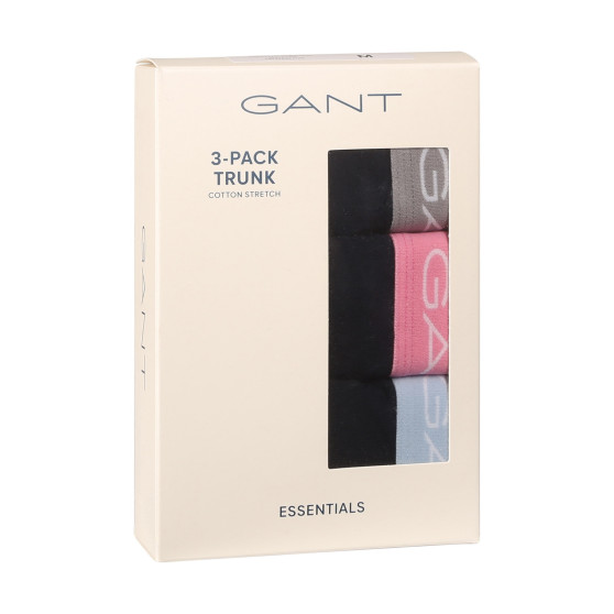 3PACK vīriešu bokseru šorti Gant melni (902423003-649)