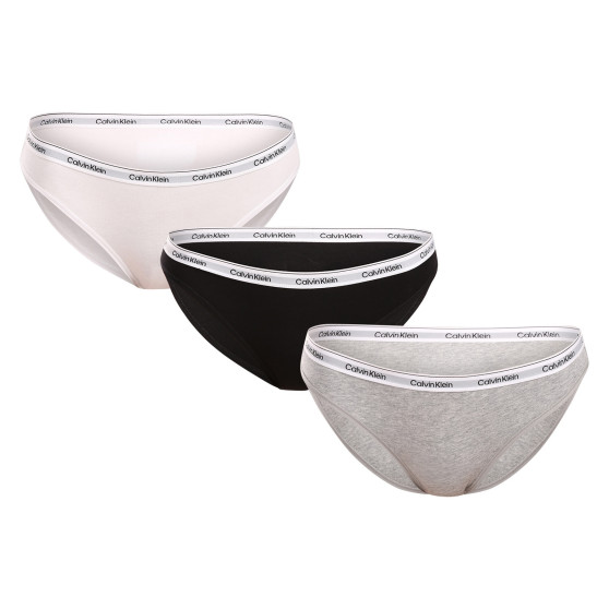 3PACK sieviešu biksītes Calvin Klein daudzkrāsains (QD5207E-NPA)