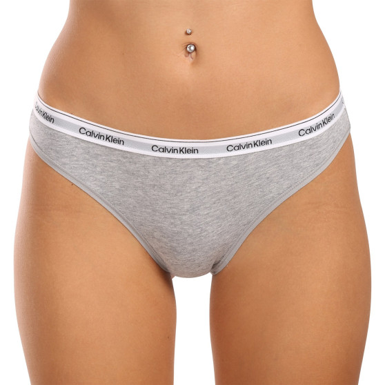 3PACK sieviešu biksītes Calvin Klein daudzkrāsains (QD5207E-MPI)