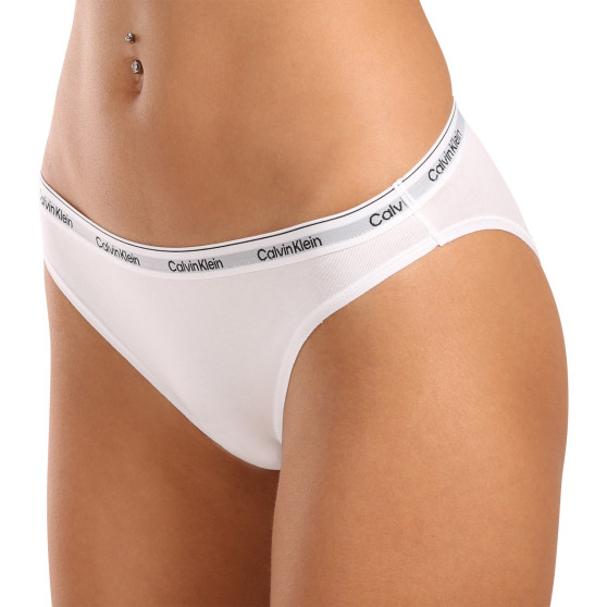 3PACK sieviešu biksītes Calvin Klein white (QD5207E-100)