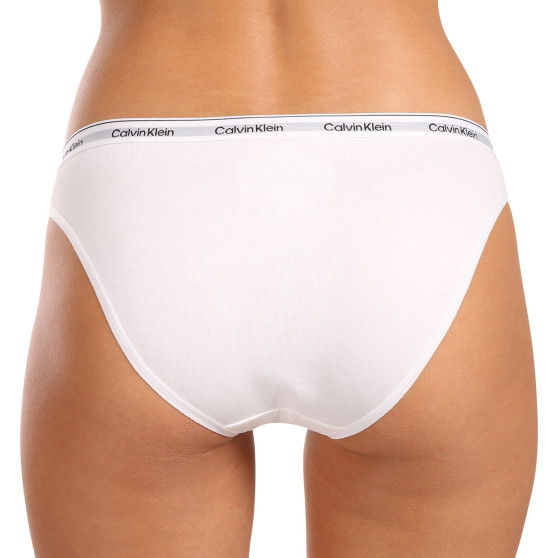 3PACK sieviešu biksītes Calvin Klein white (QD5207E-100)