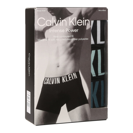 3PACK vīriešu bokseru šorti Calvin Klein melni (NB3612A-Q1L)