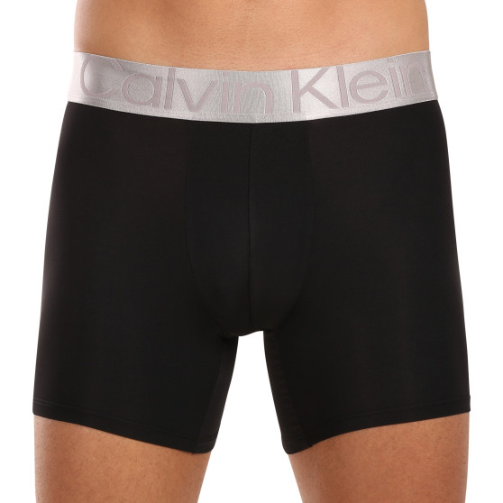 3PACK vīriešu bokseru šorti Calvin Klein melni (NB3075A-QTE)