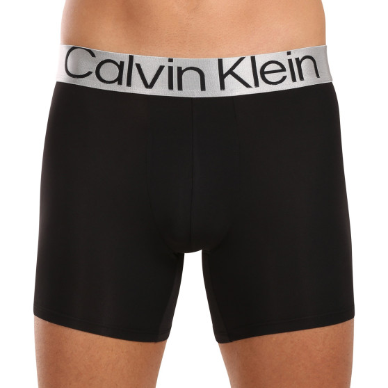 3PACK vīriešu bokseru šorti Calvin Klein melni (NB3075A-QTE)