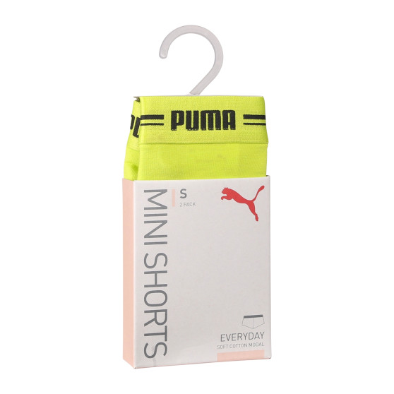 2PACK sieviešu apakšbikses Puma dzeltenas (603033001 021)