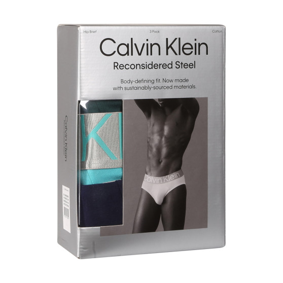 3PACK vīriešu apakšbikses Calvin Klein daudzkrāsains (NB3129A-N2M)