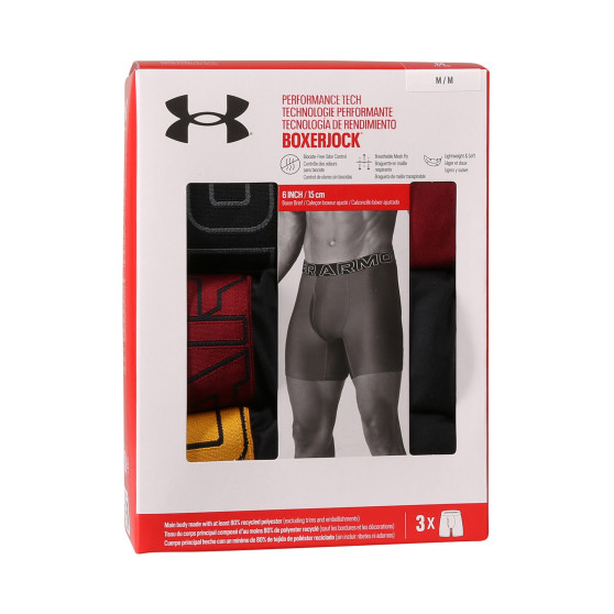 3PACK vīriešu bokseru šorti Under Armour daudzkrāsaini (1383878 625)