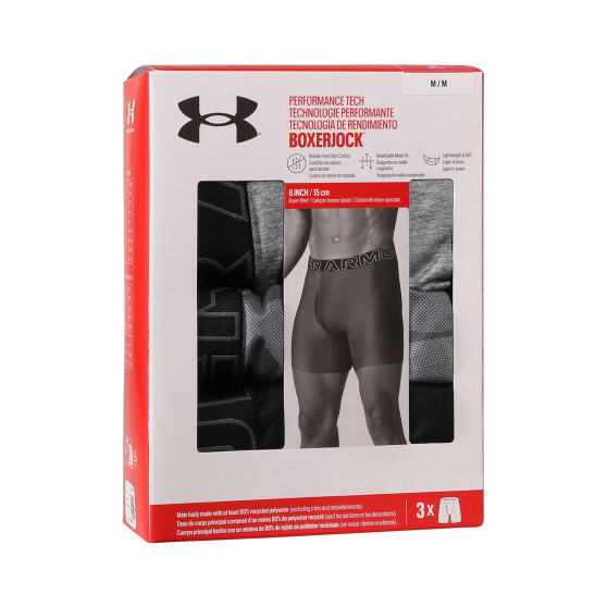 3PACK vīriešu bokseru šorti Under Armour daudzkrāsaini (1383879 035)