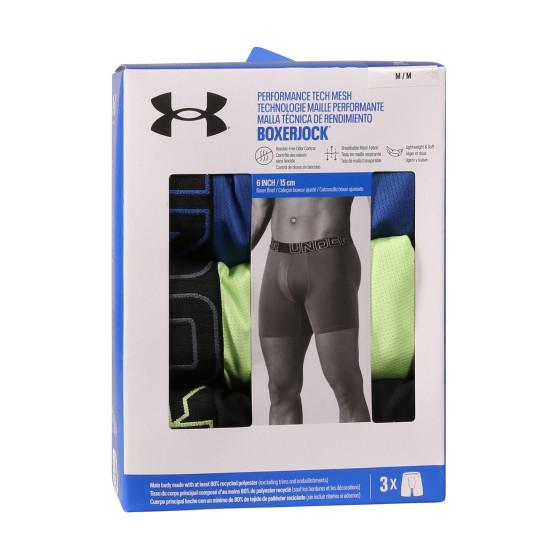 3PACK vīriešu bokseru šorti Under Armour daudzkrāsaini (1383884 432)