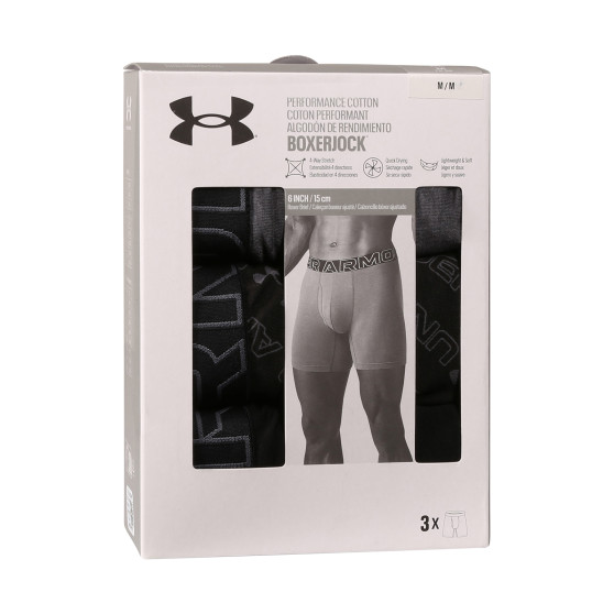 3PACK vīriešu bokseru šorti Under Armour daudzkrāsaini (1383890 001)