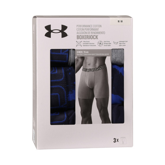 3PACK vīriešu bokseru šorti Under Armour daudzkrāsaini (1383890 400)