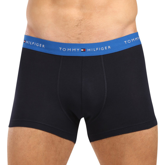 3PACK vīriešu bokseru šorti Tommy Hilfiger tumši zili (UM0UM02763 0WR)