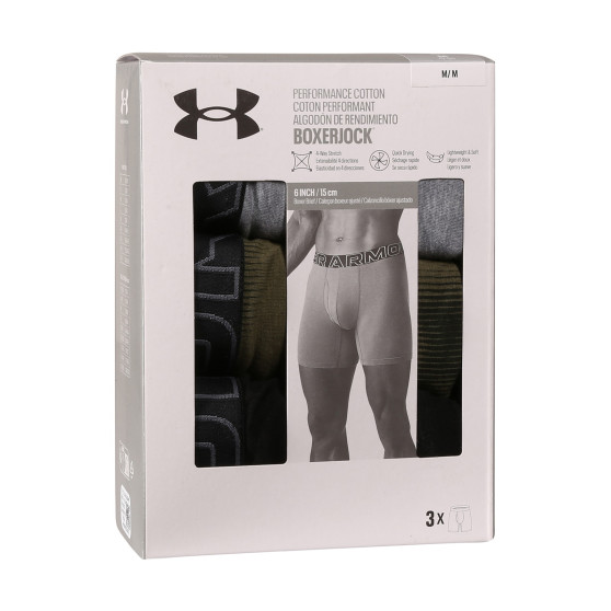 3PACK vīriešu bokseru šorti Under Armour daudzkrāsaini (1383890 390)