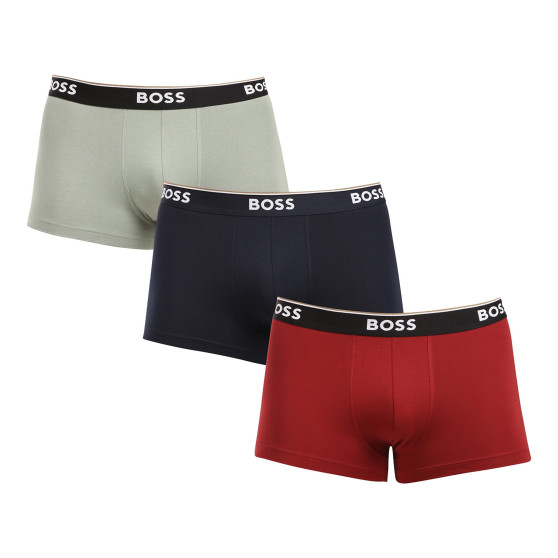 3PACK vīriešu bokseru šorti BOSS daudzkrāsaini (50517827 967)