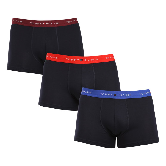 3PACK vīriešu bokseru šorti Tommy Hilfiger tumši zili (UM0UM02763 05K)