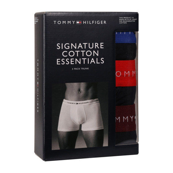 3PACK vīriešu bokseru šorti Tommy Hilfiger tumši zili (UM0UM02763 05K)