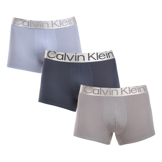 3PACK vīriešu bokseru šorti Calvin Klein daudzkrāsaini (NB3130A-PZD)