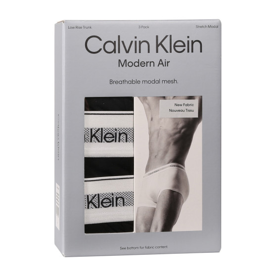 3PACK vīriešu bokseru šorti Calvin Klein melni (NB3956A-UB1)