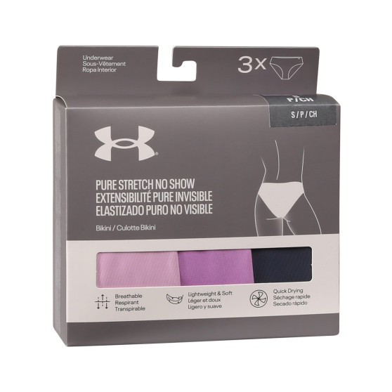 3PACK sieviešu biksītes Under Armour daudzkrāsains (1383898 572)