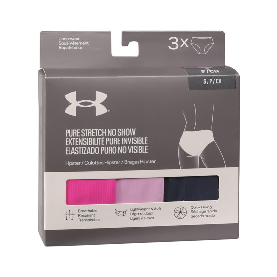 3PACK sieviešu biksītes Under Armour daudzkrāsains (1383895 652)