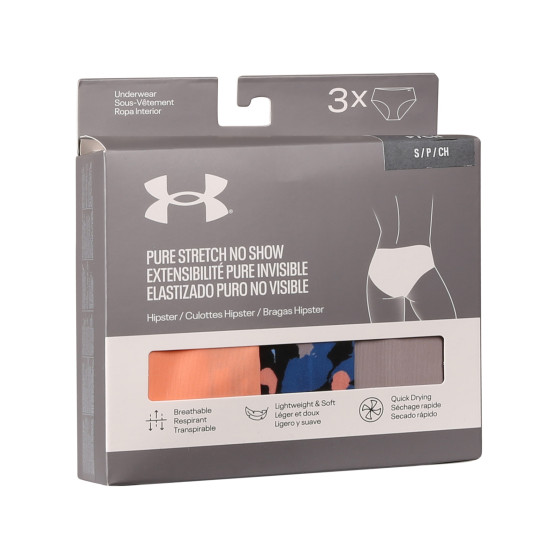 3PACK sieviešu biksītes Under Armour daudzkrāsains (1383896 432)