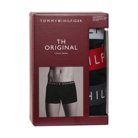 3PACK vīriešu bokseru šorti Tommy Hilfiger tumši zili (UM0UM03181 0R1)