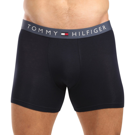 3PACK vīriešu bokseru šorti Tommy Hilfiger tumši zili (UM0UM03431 0R1)