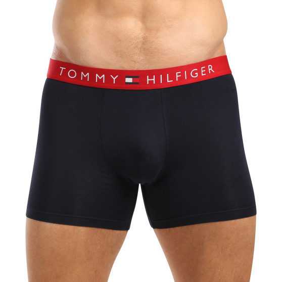 3PACK vīriešu bokseru šorti Tommy Hilfiger tumši zili (UM0UM03431 0R1)