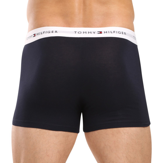 3PACK vīriešu bokseru šorti Tommy Hilfiger tumši zili (UM0UM02763 0W3)