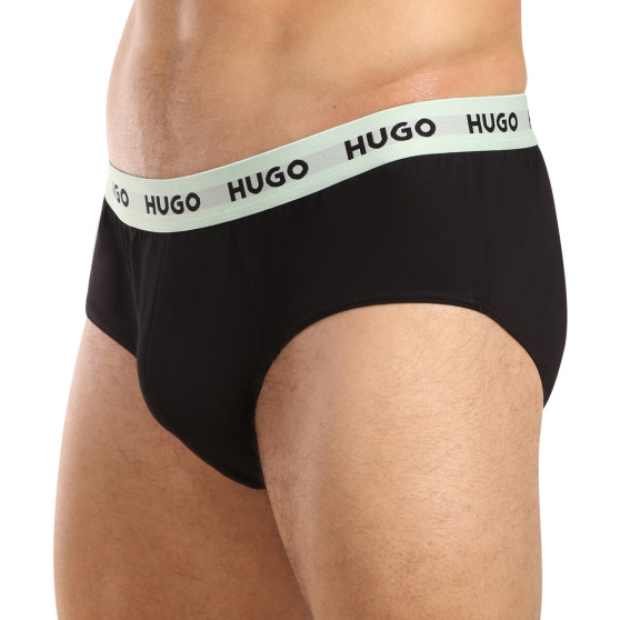 3PACK vīriešu apakšbikses HUGO melnas (50492378 002)